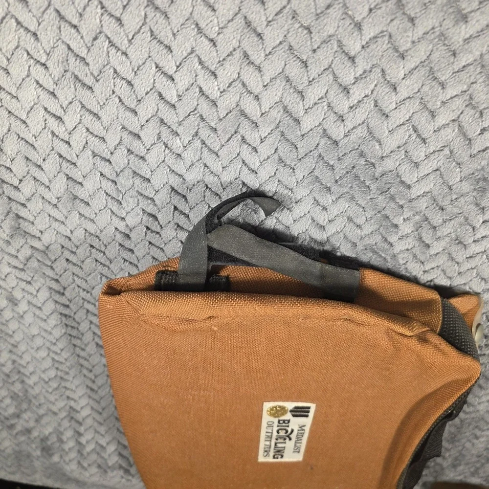 VTG Medalist Bicycling Outfitters Bicycle Handlebar Frame Bag Brown Canvas 11x10